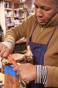 Attaching the sole